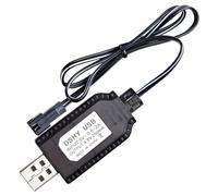 NASSMOSSE RC Battery Chargers USB 4.8V RC Car Chargers with Indicator Light Replacement Multi-Purpose Charging Cable for Remote Control Toys, Black