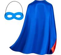 NASSMOSSE Superhero Capes and Masks for Kids, Kids Superhero Dress Up Sets, DIY Cape and Mask for Party Dress Up Costumes