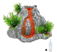 NASSMOSSE Volcano Science Kit For Game - Volcano Kit With Spray, Lights & Dinosaur Sounds Abs Volcanos Model With Decor Plants For Kids