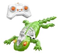 NASSMOSSE Wall Crawling Gecko RC Toy - Remote Control Electric Wall Climbing Gecko with LED Eyes, Fun Novelty Lizard Toy for Boys Girls, Green