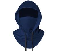 NASSMOSSE Waterproof Fleece Lined Ski Mask 3-in-1 Thickened Balaclava Winter Sports Dark Blue