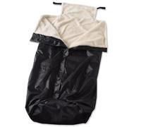 NASSMOSSE Wheelchair Blanket Arctic Velvet 47.2x25.6in Lap Blankets with Zipper & Strap for Push Handle Waterproof Thermal Wheelchair Blankets for Adults, Elderly