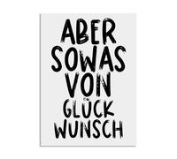 Nastami Birthday Card "Aber SOWAS von Glückwung" [German Language] Gift Friends Birthday