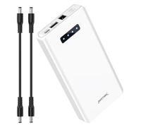NASTIMA 12V 5200mAh Portable Power Bank Charger with 12V DC Output and 12V 9V 5V USB-A 45W Type-C Triple Output Battery Pack for LED Strips, CCTV Cameras, Camcorders, Binoculars, etc