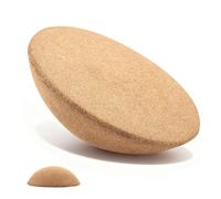 Nastopee Balance Board Cork Hemisphere, Pure Surf Feeling & Full Body Training, Hemisphere Balance Ball for Yoga, High-Quality Fitness Hemisphere Made of Cork for Balance Training