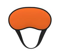 NasturtiumJLH Orange Sleep Mask for Side Sleeper, Blackout Eye Mask for Women Men, Zero Pressure Sleeping Masks Soft Breathable Eye Cover Comfortable Blindfold Eyeshade for Night Sleep