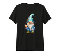 Nasty gnome Adorable Evil Little Fella Middle Finger Funny Premium T-Shirt