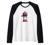 Nasty Graffiti Can Costume for Boys and Girls Raglan Baseball Tee