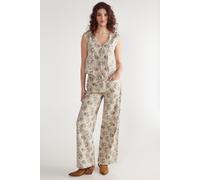 NastyGal Women's Floral Printed Denim Waistcoat | Size: 12 NastyGal Multicolor 12