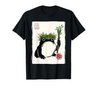 NAT 1 Grumpy Japanese Frog Druid Funny DND T-Shirt