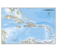 Caribbean Classic, tubed: Wall Maps Countries & Regions (National Geographic Reference Map)