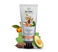 Nat Habit 4 Butter Mush Hand Cream Fresh Whipped Hand Malai With Shea, Tucuma, Avocado & Cocoa Butter For Men & Women, Hand Skin Moisturization & Intense Dry Repair, Chemical Free (30 ml)