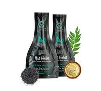 Nat Habit Curry Sesame NutriMask Fresh Hair Mask For Grey Hair, Conditioning, Smoothening, Strengthen & Shine, Suitable For All Hair & Scalp Types (Pack of 2 x 40 gm)