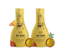 Nat Habit Fresh Sweet Orange Ubtan & Face Pack For Glowing Radiance, Tan & Deep Cleansing, Suitable For All Skin Types, Remove Blackhead & Whitehead (40g x Pack of 2)