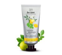 Nat Habit Lemon Moringa Hand Cream Fresh Whipped Hand Malai With Shea Butter For Men & Women, Hand Moisturization, Tan & Pigmentation, Chemical Free (30 ml)
