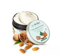 Nat Habit Multi-Nut Omega 3 Moisturiser, Skin Malai, Body Cream, Body Butter, Cold Cream Winter | Hydration, Skin Repair & 48 HR Moisture, Body Lotion - 120ml (Pack of 1)