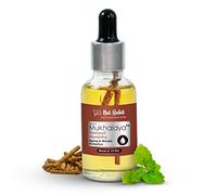 Nat Habit Patchouli Manjistha Mukhalaya, Face Oil For Aging & Wrinkle Protection with Blend of 14 Cold Pressed Oils, No Mineral Oil or Chemicals (30ml)