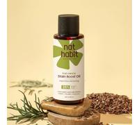 Nat Habit Post Henna Stain Boost Oil For Rapid Stain Darkening, Deep Nourishment Post Henna Application, Relieving Dryness & Leaving Hair Shiny & Dark Brown, 50ml