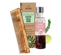 Nat Habit - Treated with oil and herb: the neem comb is treated with a mixture of neem oil, coconut oil, castor oil, sesame oil and various herbs such as neem leaves, Bhringr