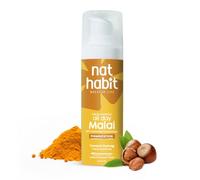 Nat Habit Turmeric Face Malai Cream for Skin Glow, Enhanced with Nutmeg for Pigmentation, 30g