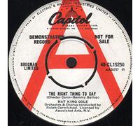Nat King Cole - The Right Thing To Say