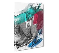 Nat King Cole V2 Canvas Print for Living Room Bedroom Home Office Décor, Wall Art Picture Ready to Hang, 30 x 20 Inch (76 x 50 cm)