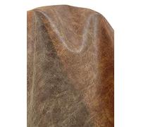 NAT Leathers™ | Acorn Brown Crazy Horse Soft Faux Leather Sheet PU (Peta Approved Vegan) | by The Yard Synthetic Pleather 0.9 mm Thick | 1 Yard (36 x 54 inch) Smooth Upholstery | Acorn, 1 Yard