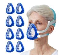 NATAKU 8 Pack Medium Mask Liners Compatible with Full Face Mask, Soft and Leak-Free Experience. Silky Full Mask Cushions Pads Fit Large Mask Cushion, Reduce Noisy & Red Marks (Medium Size)
