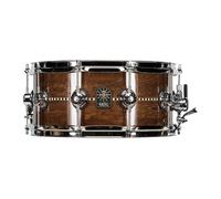 Natal 14" x 6.5” Café Racer Tulipwood Snare Drum Gloss with Inlay