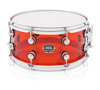 Natal Arcadia 14 x 6.5 Acrylic Snare Transparent Red