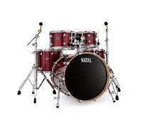 Natal Arcadia 20 Fusion 5pc Drum Kit Red Strata