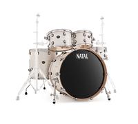 Natal Arcadia Birch 5pc 22" Limited Edition Shell Pack White Swirl