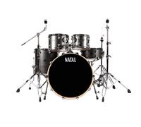 Natal Arcadia Poplar 5pc 22" Drum Kit w/Hardware Grey Strata