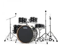 Natal Arcadia UFX 22 Am. Fusion 5pc Drum Kit Black Sparkle