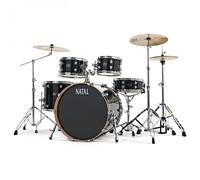 Natal Arcadia UFX 22 Am. Fusion 5pc Drum Kit w/Cymbals Black Spkl.