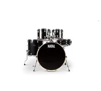 Natal KAR-UF22-BLS Arcadia Series UF22 5-Piece Drum Set with Hardware - Black Sparkle