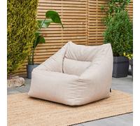 Natalia Outdoor Woven Adults Bean Bag Armchair, Ready Filled Large Beanbag Natural Beige ICON Natural One Size
