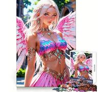 Natalia - Stunning Anime Angel 1000 Piece Jigsaw Puzzles for Adults Memory Gain Peaceful Time Design Assembly Premium Gift (38x26cm)