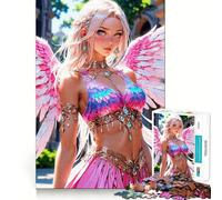 Natalia - Stunning Anime Angel 1000 Piece Jigsaw Puzzles for Adults Memory Gain Peaceful Time Design Assembly Premium Gift (38x52cm)