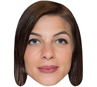 Natalia Tena (Smile) Celebrity Mask, Flat Card Face, Fancy Dress Mask
