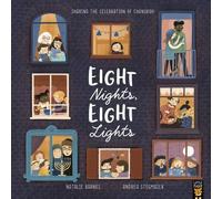 Natalie Barnes Eight Nights, Eight Lights Paperback Book in White Natalie Barnes White