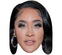 Natalie Nunn (Make Up) Celebrity Mask, Flat Card Face, Fancy Dress Mask