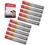 Nataraj 0.5mm Size 2B Lead Refills, Pack of 100 Leads, Mechanical Pencil Refills, 60mm Length, High Polymer Fine Leads