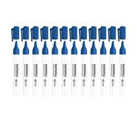 Nataraj 12 x Blue Whiteboard Marker Pens 2.5mm Chisel Tip Erasable Dry Wipe Marker For Office and Home - Sold By VR Angel