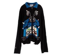 Natasha Zinko patterned intarsia-knit cardigan - Black One Size