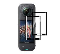 Natbok 2 Pack Tempered Glass for Insta360 X5/X4 Screen Protector, 9H Hardness Anti-Fingerprints No Bubbles HD-Clear Full Coverage Film for Insta360 X5 [Easy Install]