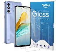 Natbok 2 Pack Tempered Glass for ZTE Blade A53/A53+ Screen Protector,9H Hardness,Ultra Resistant,Anti-Fingerprints,No Bubbles,HD-Clear,Full Coverage Phone Film for ZTE Blade A53/A53+[Easy Install]