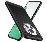 Natbok Case for Honor Magic 6 5G,Military-Grade Shockproof Honor Magic6 Phone Case,[Carbon Fiber Texture] Soft Flexible TPU Slim Anti-Scratch Cover Case for Honor Magic 6,Black