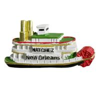 Natchez New Orleans USA Refrigerator Magnet Tourism Souvenir Fridge Decoration Creative 3D Craft
