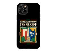 Natchez Trace Parkway Tennessee Flag Monument Retro Art Case for iPhone 11 Pro